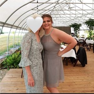 Gray Bridesmaids Dress